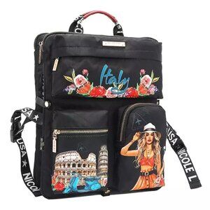 Nicole Lee USA Multi-Pocket Travel Backpack